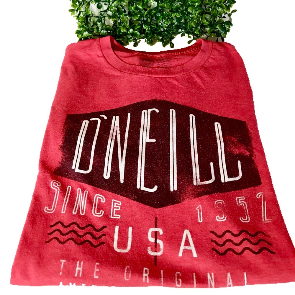 Men’s O’Neill USA Red Short Sleeve Medium Tee